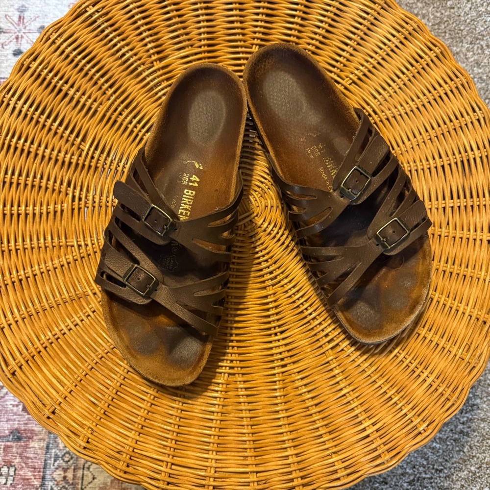 Birkenstock Brown Leather Sandals